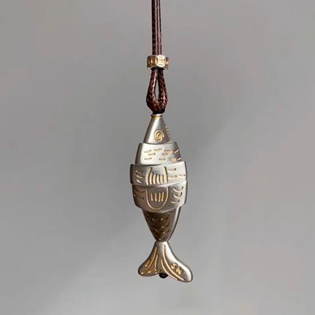 Deconstructed Fish Necklace