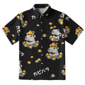 Cute Capybara And Lemon Button-up Shirt