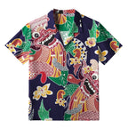 Japanese Demon Mask Aloha Hawaiian Shirt