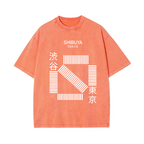 Shibuya Tokyo Vintage Wash Japanese Design T-Shirt