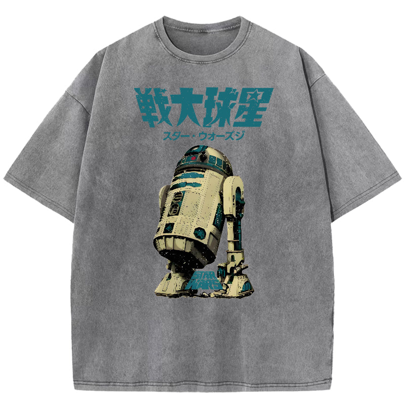 Star Wars Japanese Design Washed T-Shirt