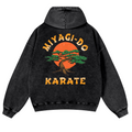 Miyag--do Karate Vintage Washed Cotton Back Art Hoodie