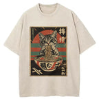 Ramen Cat Washed T-Shirt