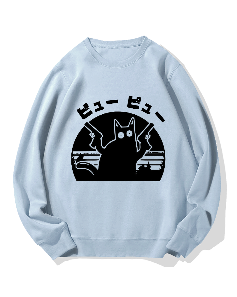 Gunner Cat Cotton Sweatshirt
