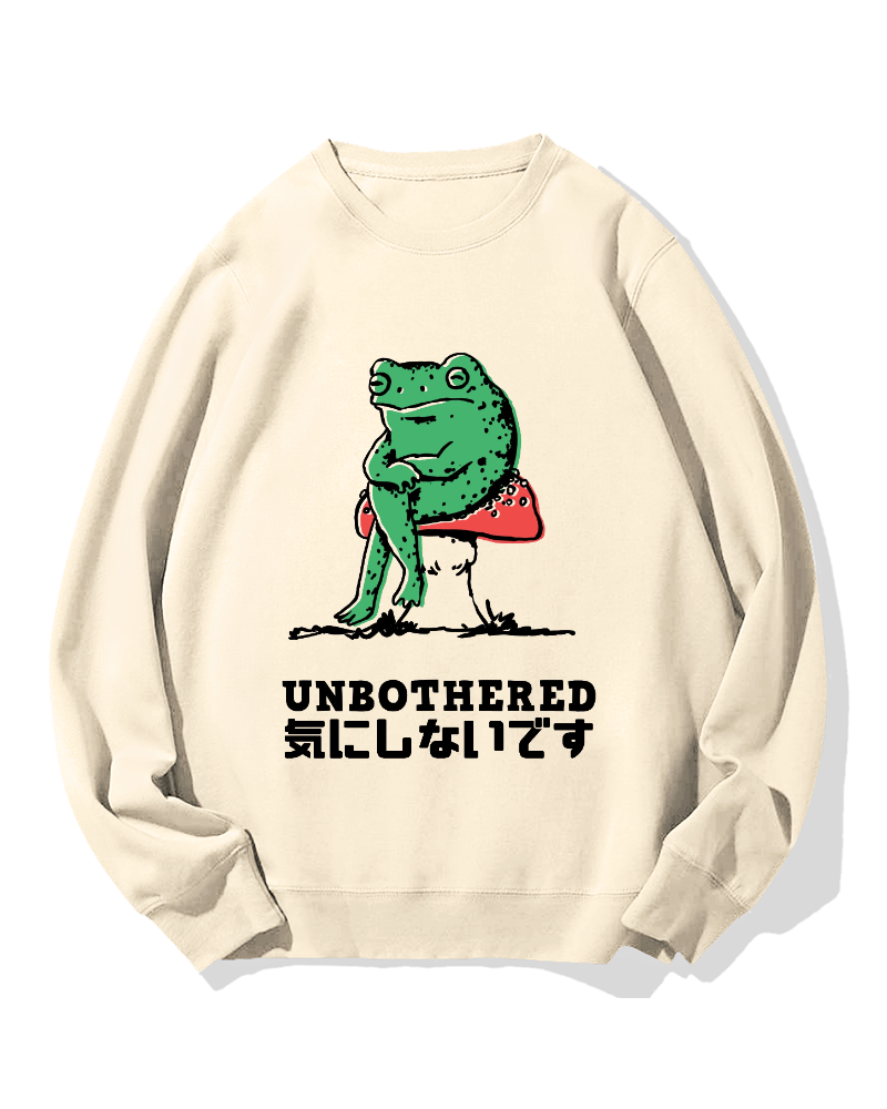 Unbothered Cotton Sweatshirt