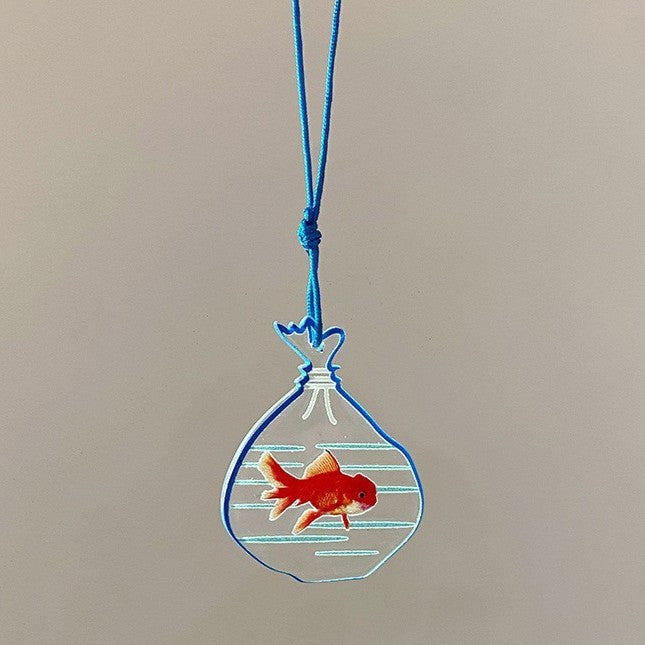 Koi fish pendant