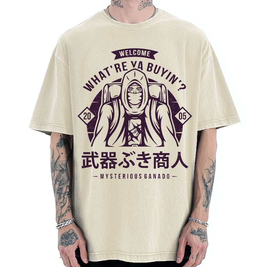 Japanese Weapons Dealer Vintage Washed T-shirt