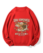 Japanese Ukiyo-eTiger Cotton Sweatshirt
