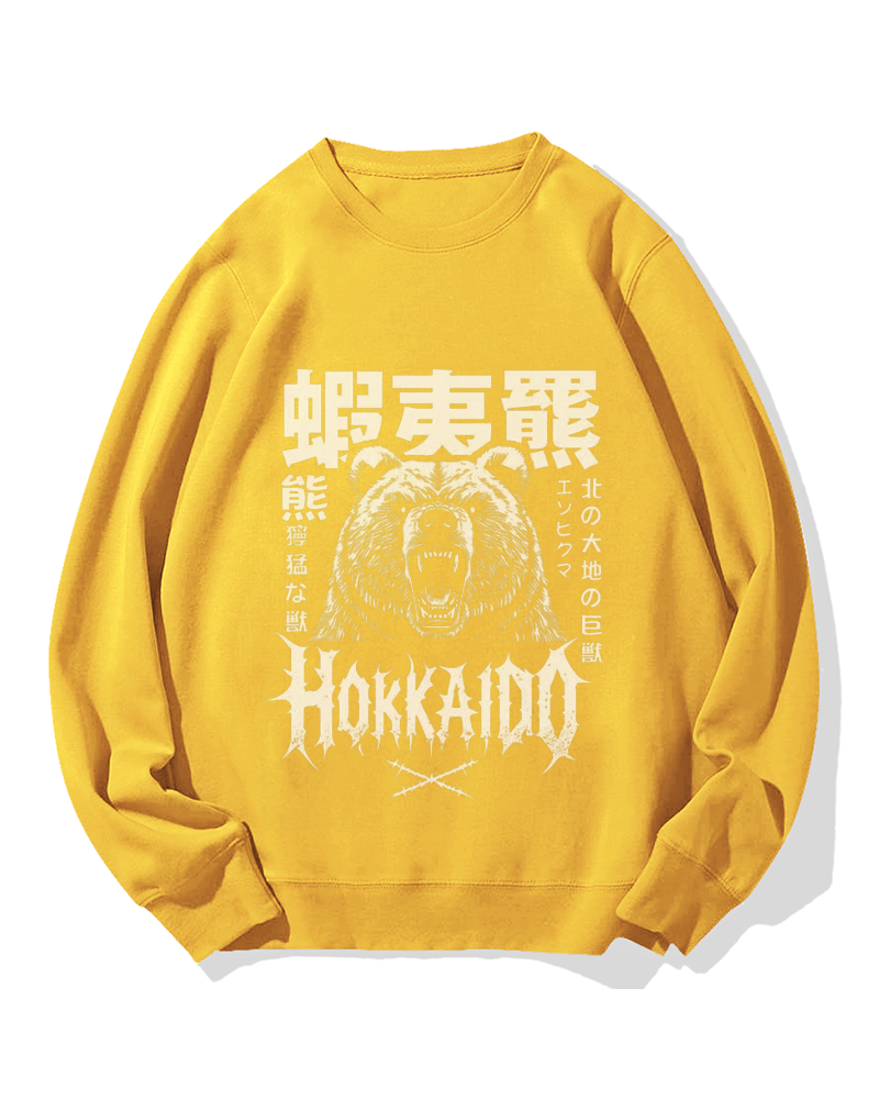 Hokkaido Bear Cotton Sweatshirt