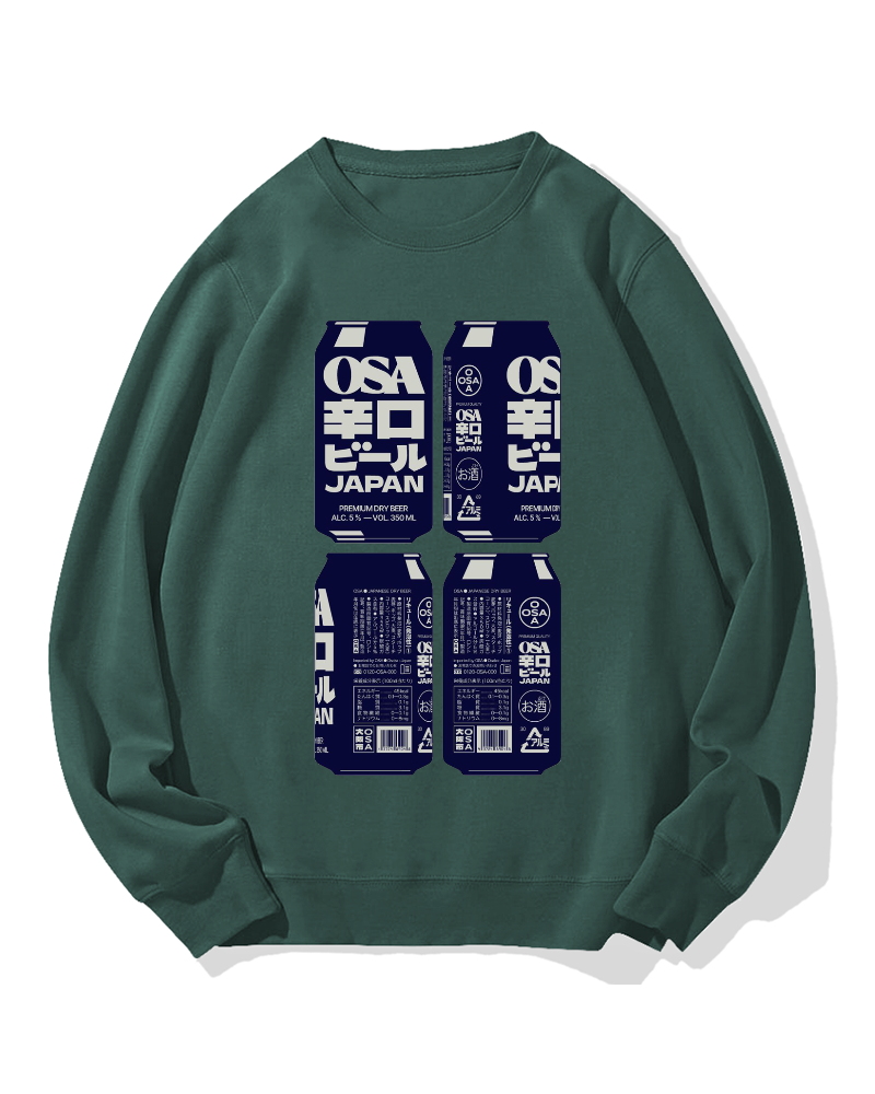 Japan Osa Beer Cotton Sweatshirt
