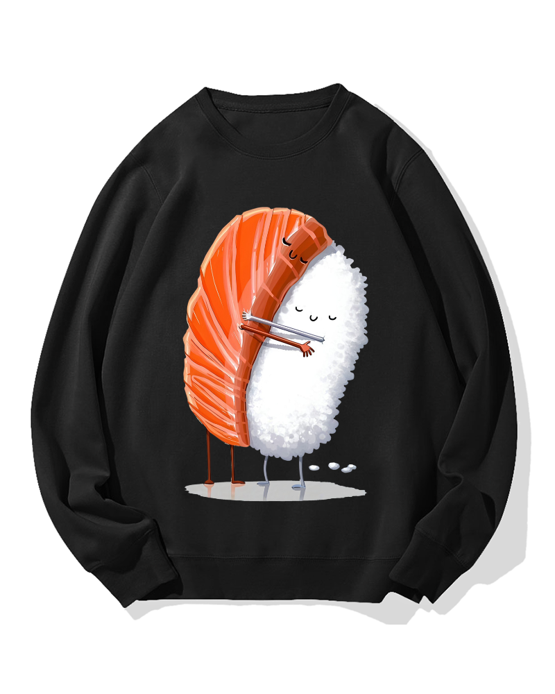 Sushi Hug Cotton Sweatshirt