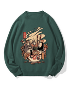 Ramen Pool Party Cotton Sweatshirt
