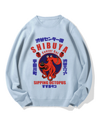 Shibuya Center Street Octopus Cotton Sweatshirt