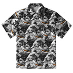 Surfing Capybara Button-up Shirt