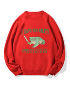 Mentally Stable Assassin Frog Cotton Sweatshirt