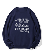 Reject Humanity Return To Frog Cotton Sweatshirt