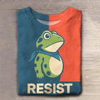 Portland Frog Women's Crew Neck Print T-Shirt
