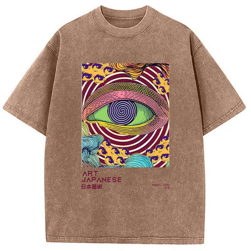 Illusion Eye Washed T-Shirt