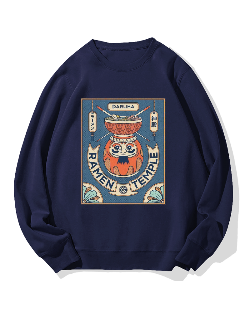 Ramen Temple Cotton Sweatshirt