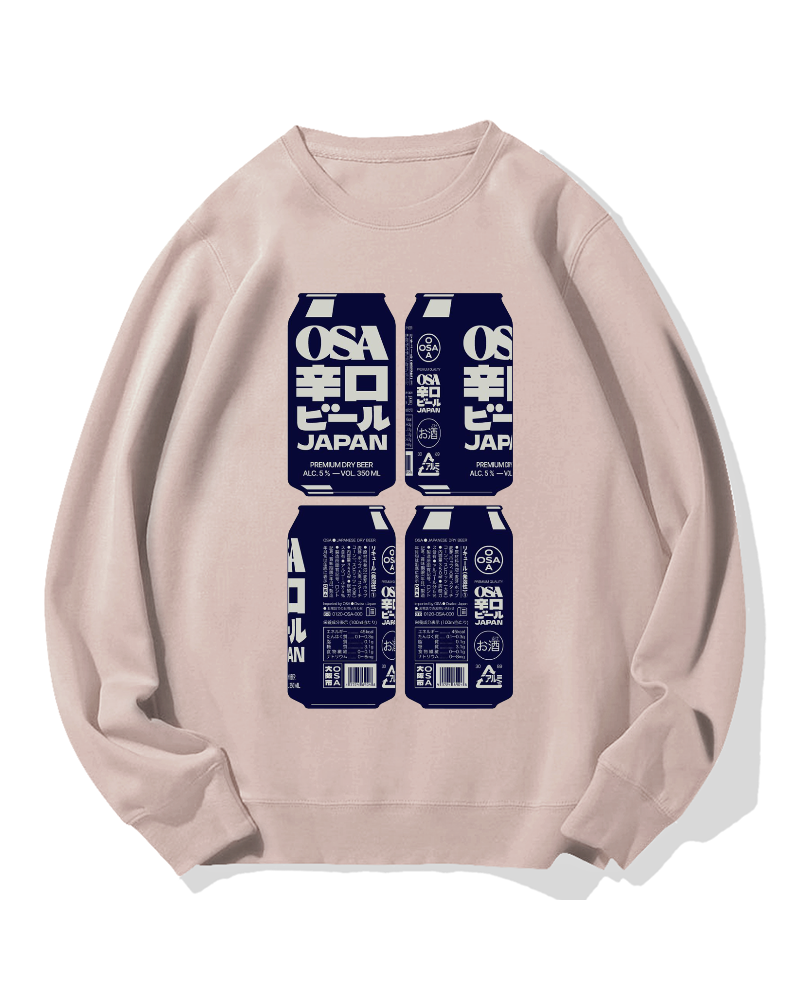 Japan Osa Beer Cotton Sweatshirt