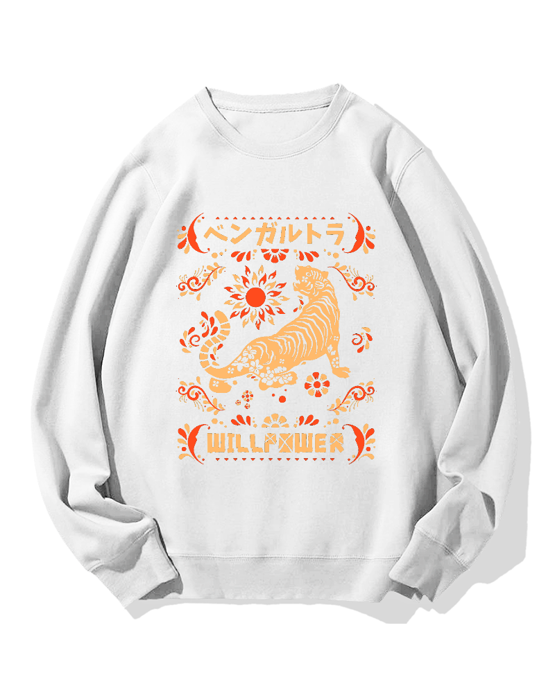 Bengal Tiger Cotton Sweatshirt