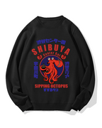 Shibuya Center Street Octopus Cotton Sweatshirt