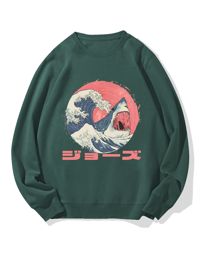 Big Shark Cotton Sweatshirt