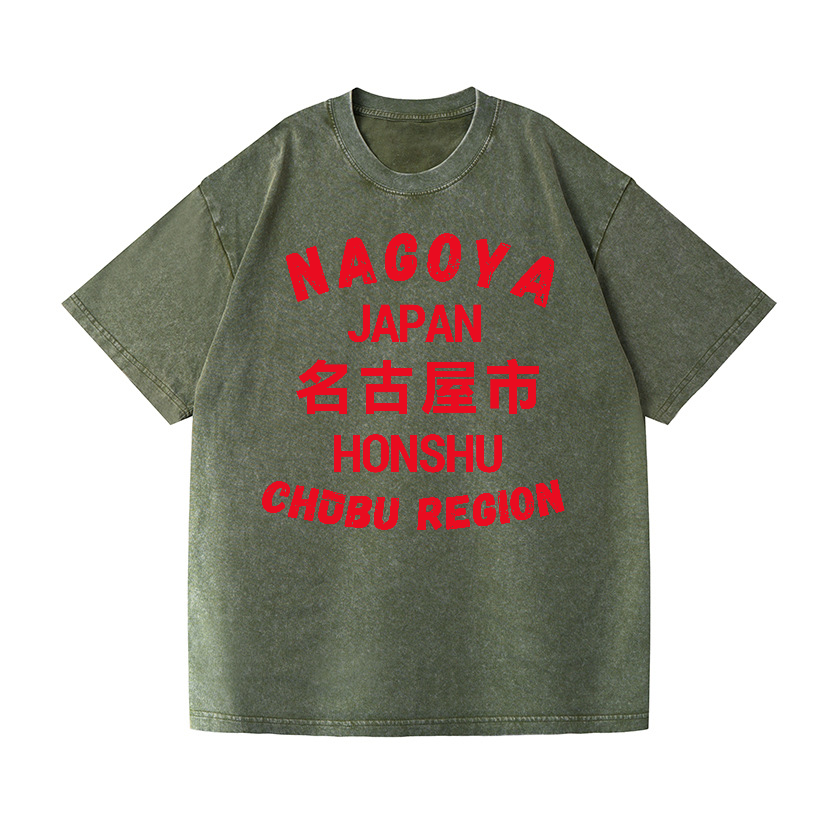 Vintage Wash Japanese Design T-Shirt