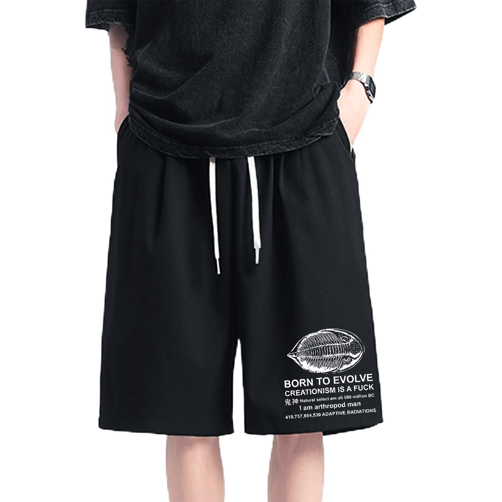 Born to Evolve Washed Shorts
