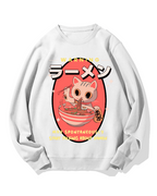 Ramen Cat Cotton Sweatshirt