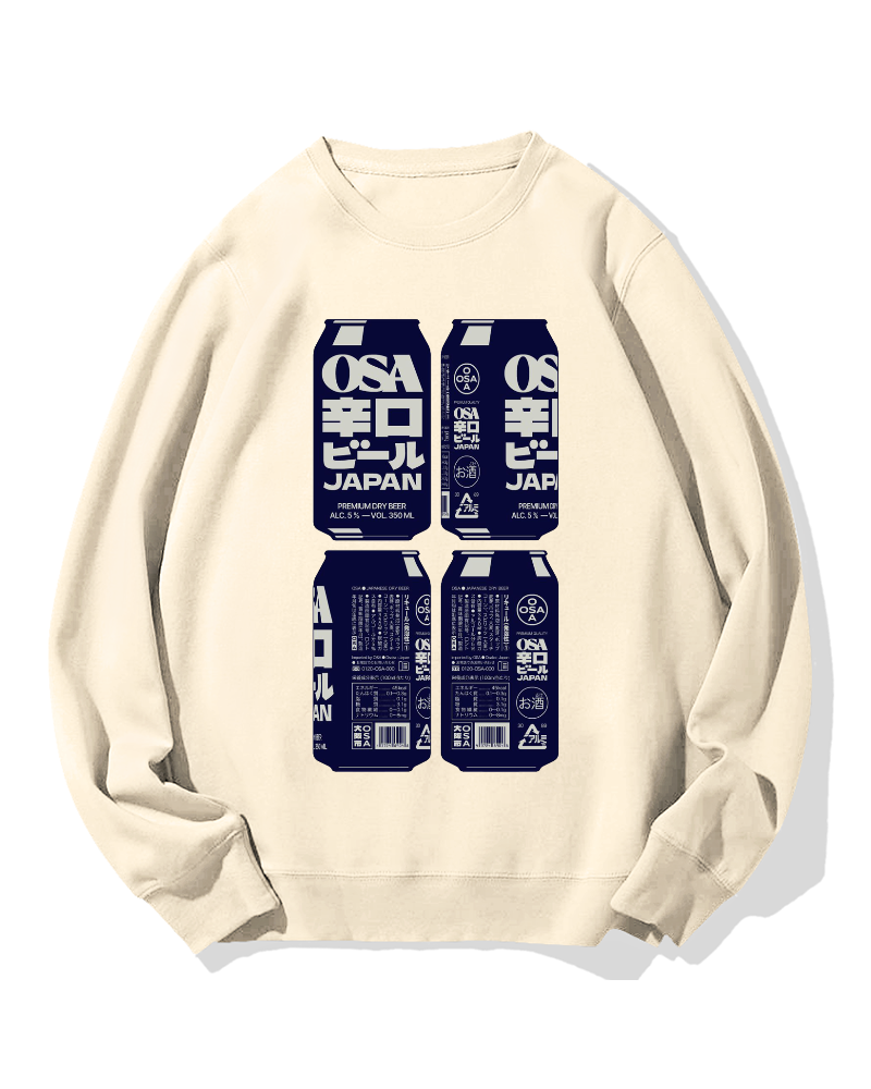 Japan Osa Beer Cotton Sweatshirt