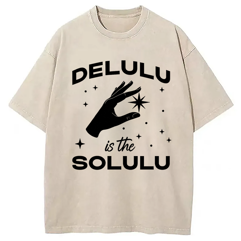 Funny Social Media Meme Washed T-Shirt