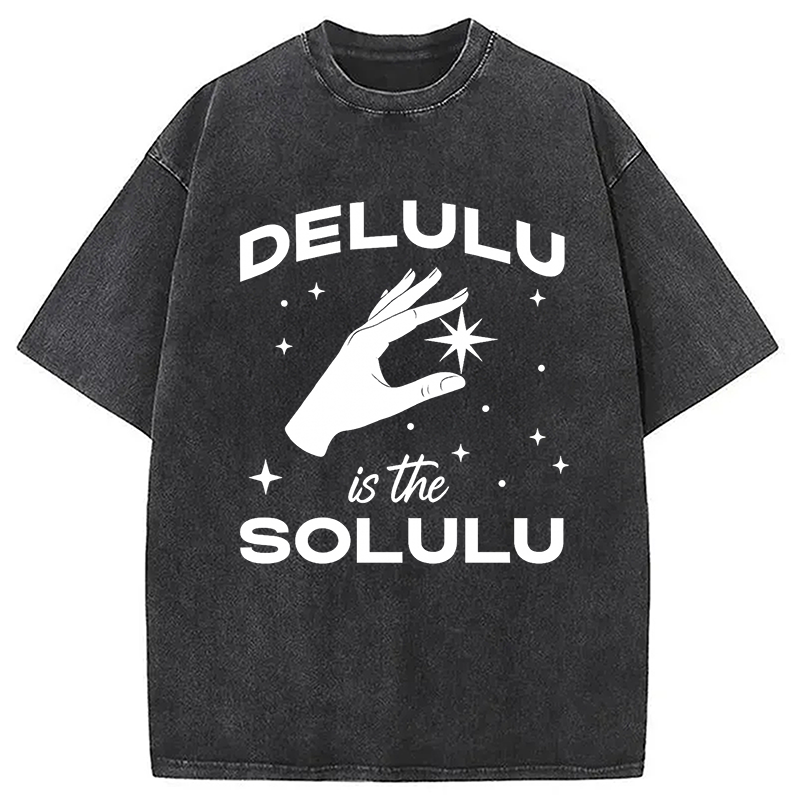 Funny Social Media Meme Washed T-Shirt
