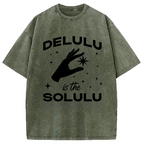 Funny Social Media Meme Washed T-Shirt