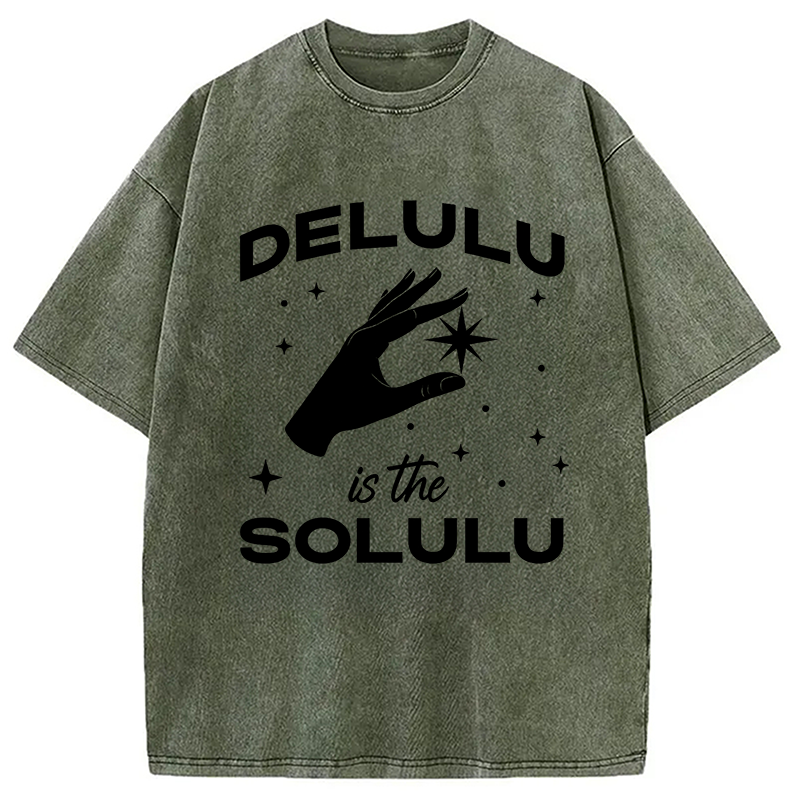 Funny Social Media Meme Washed T-Shirt