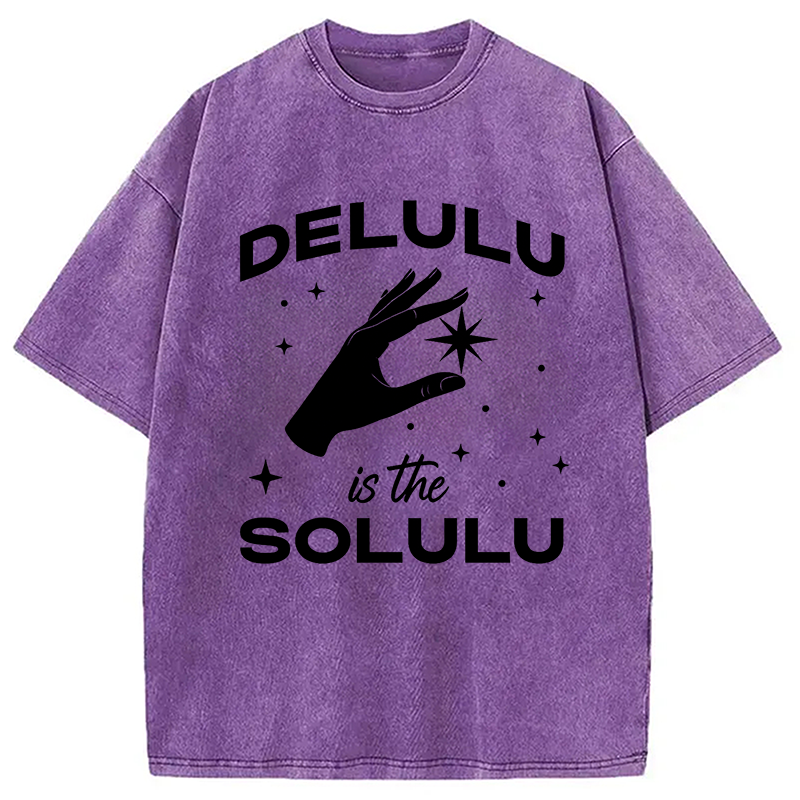 Funny Social Media Meme Washed T-Shirt