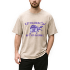 Funny Delusional Raccoon Washed T-Shirt