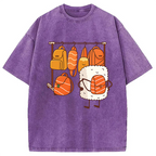 Sushi Is Selecting Backpacks Washed T-Shirt