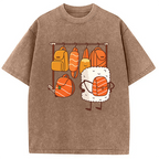 Sushi Is Selecting Backpacks Washed T-Shirt