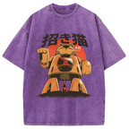 Mecha Cat Washed T-Shirt