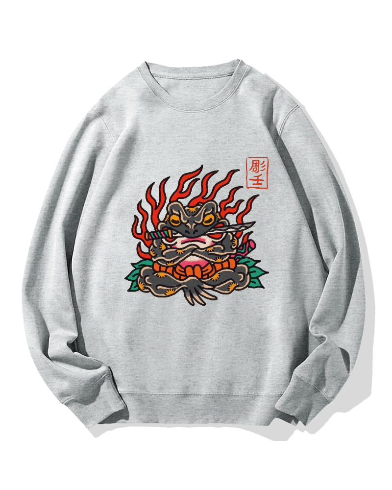 Yakuza Frog Cotton Sweatshirt