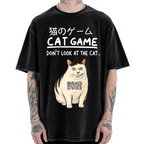 Don't Watch The Cat Vintage Washed T-shirt