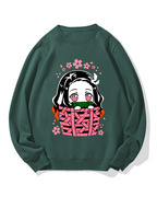 Nezuko Chibi basket Cotton Sweatshirt