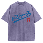 LA Baseball 17 Vintage Washed T-shirt