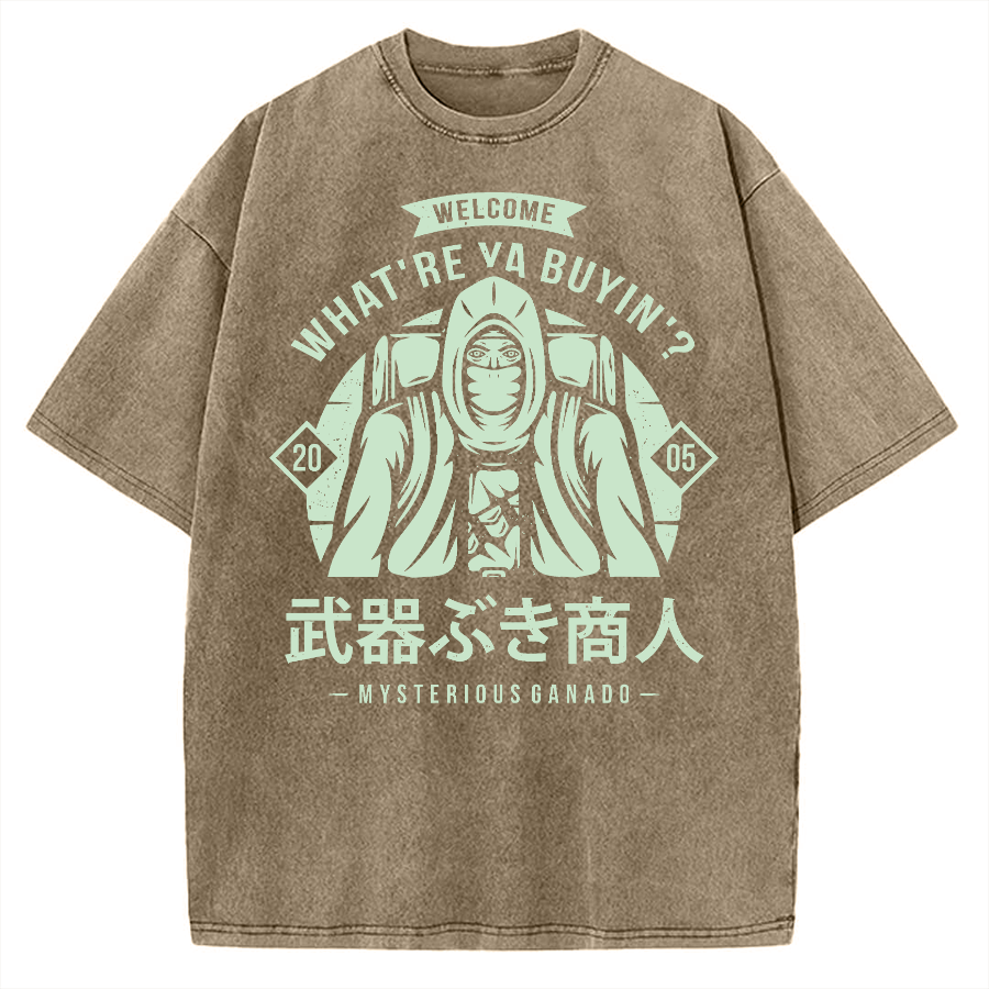 Japanese Weapons Dealer Vintage Washed T-shirt