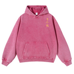 Bruce Lee Water Vintage Washed Cotton Back Art Hoodie