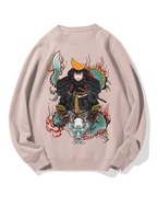 Japanese Samurai Cotton Sweatshirt
