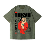 Astro Boy Vintage Wash Japanese Design T-Shirt