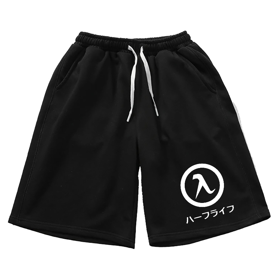 Half Life Game With Pry Bar, Japanese Style Cotton Casual Shorts