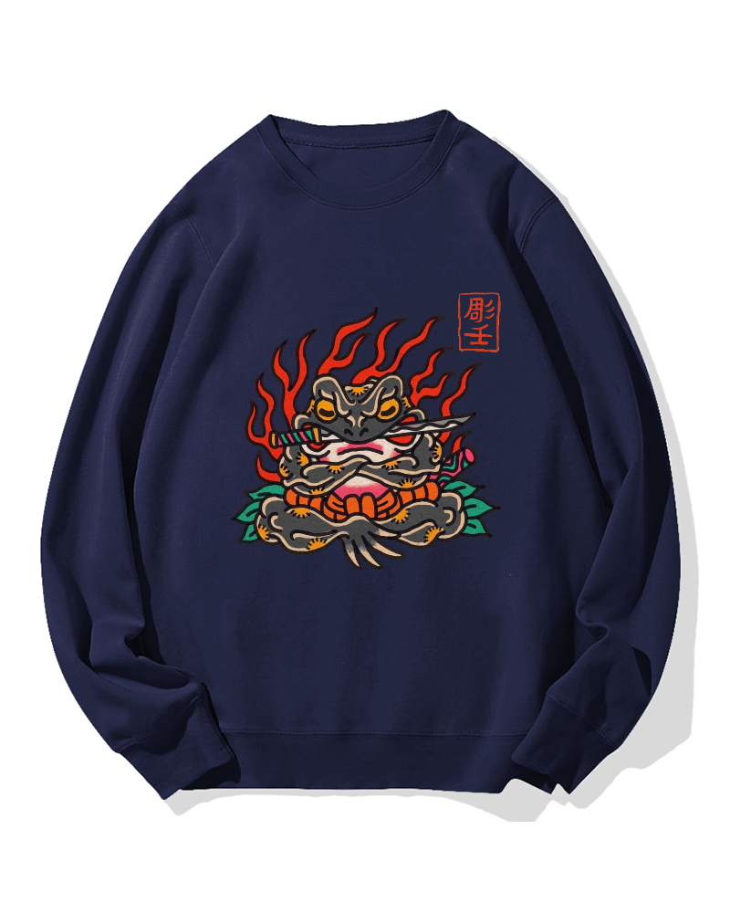 Yakuza Frog Cotton Sweatshirt